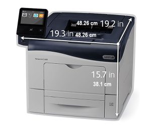 dimension imprimante xerox c400
