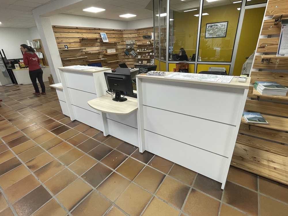 Meilleure banque d'accueil design moderne