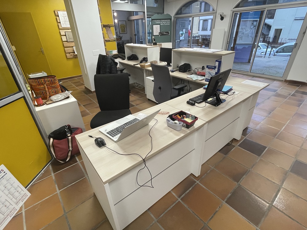 Prix banque d'accueil en aluminium