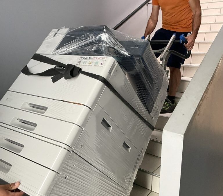 Livraison et Installation périlleuse ce jour chez notre client