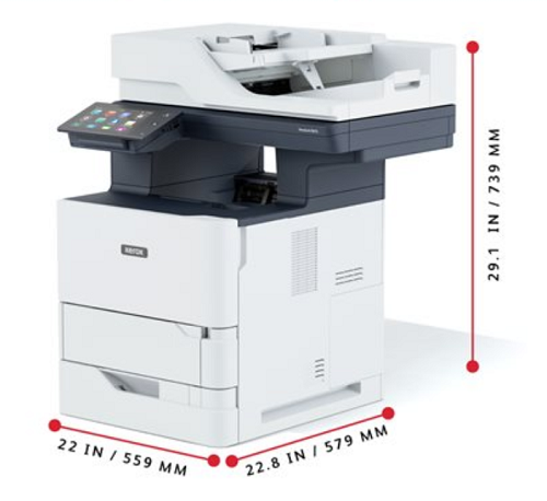taille imprimante-b-620-xerox-noir-et-blanc