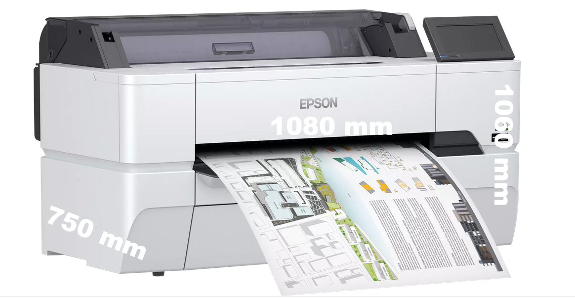 dimension-imprimante-epson-tsc-3405