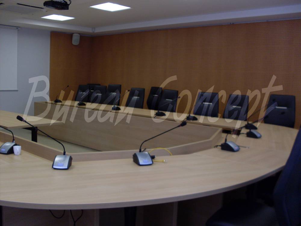 table de réunion modulable