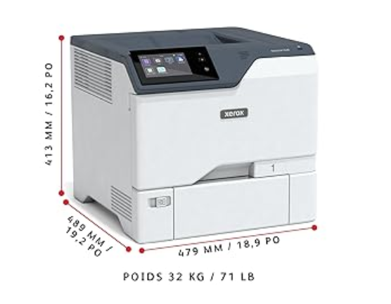 taille imprimante xerox c620